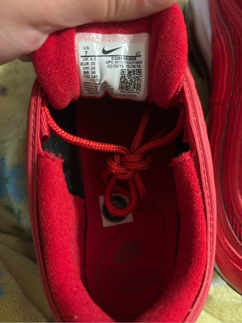 Nike Air Max 97 in Red and White